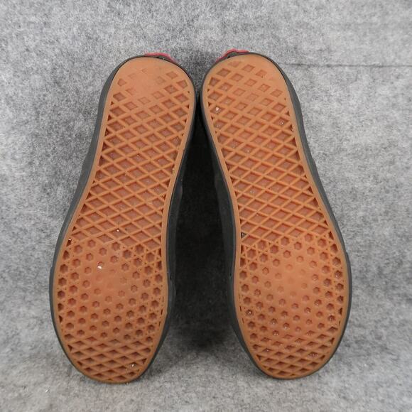 Vans Shoes Mens 8.5 Sneakers Classic Slip On Black Canvas Casual Skate Flat - Picture 10 of 12